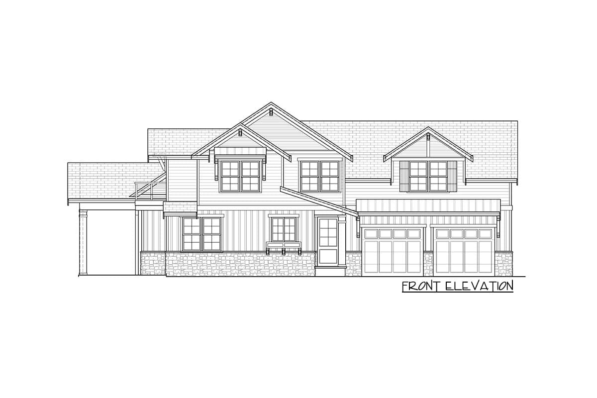 Plan 280180JWD: Rustic Craftsman Plan with Side Porches - Image #57 - Craftsman, Mountain, Rustic