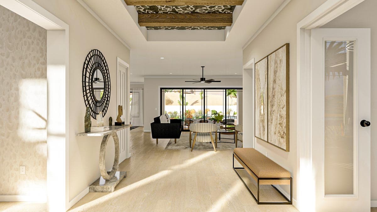 Plan 623105DJ: 3-Bed Mediterranean Home Plan under 3000 Square Feet - Image #5 - Mediterranean, Ranch, Southwest, Spanish