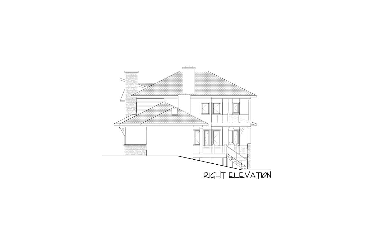 Plan 871021JEN: Sprawling 4-Bed Modern Prairie Home Plan Ideal for Lot with Rear Views - Image #16 - Coastal, Contemporary, Modern, Mountain, Prairie, Vacation