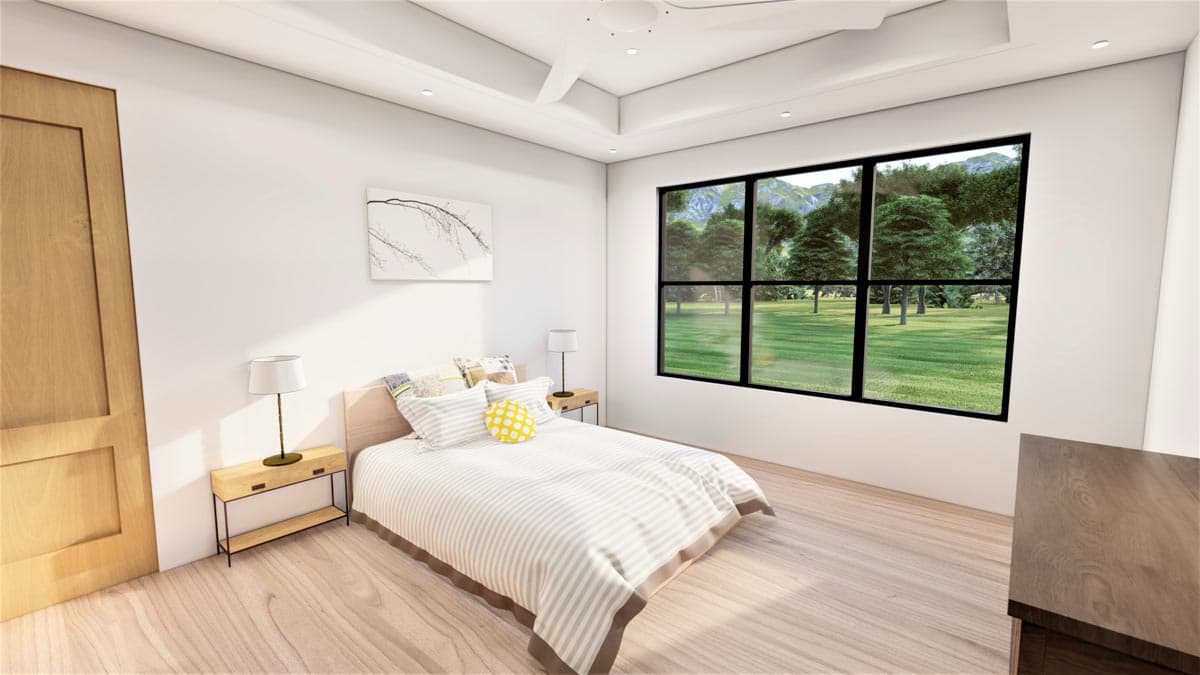 Plan 490032NAH: 3-Bedroom Farmhouse Plan with RV Garage and Optionally Finished Basement - Image #9 - Country, Farmhouse, Modern Farmhouse, New American, Ranch