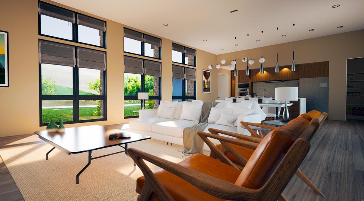 Plan 69199AM: One-Story Modern Prairie-Style Home Plan with Home Office - Image #18 - Northwest, Prairie, Ranch