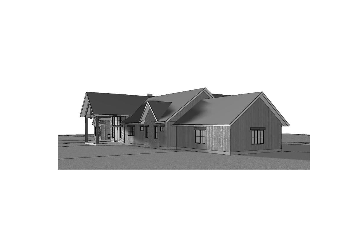 Plan 95170RW: Transitional Mountain Ranch with Walkout Basement and Optional Bonus Room - 5351 Sq Ft - Image #12 - Contemporary, Mountain, New American, Ranch, Rustic, Transitional