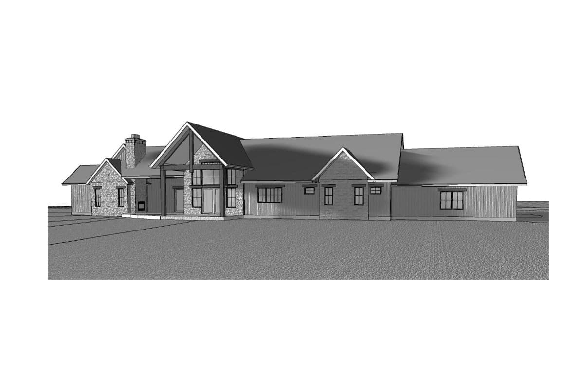 Plan 95170RW: Transitional Mountain Ranch with Walkout Basement and Optional Bonus Room - 5351 Sq Ft - Image #13 - Contemporary, Mountain, New American, Ranch, Rustic, Transitional