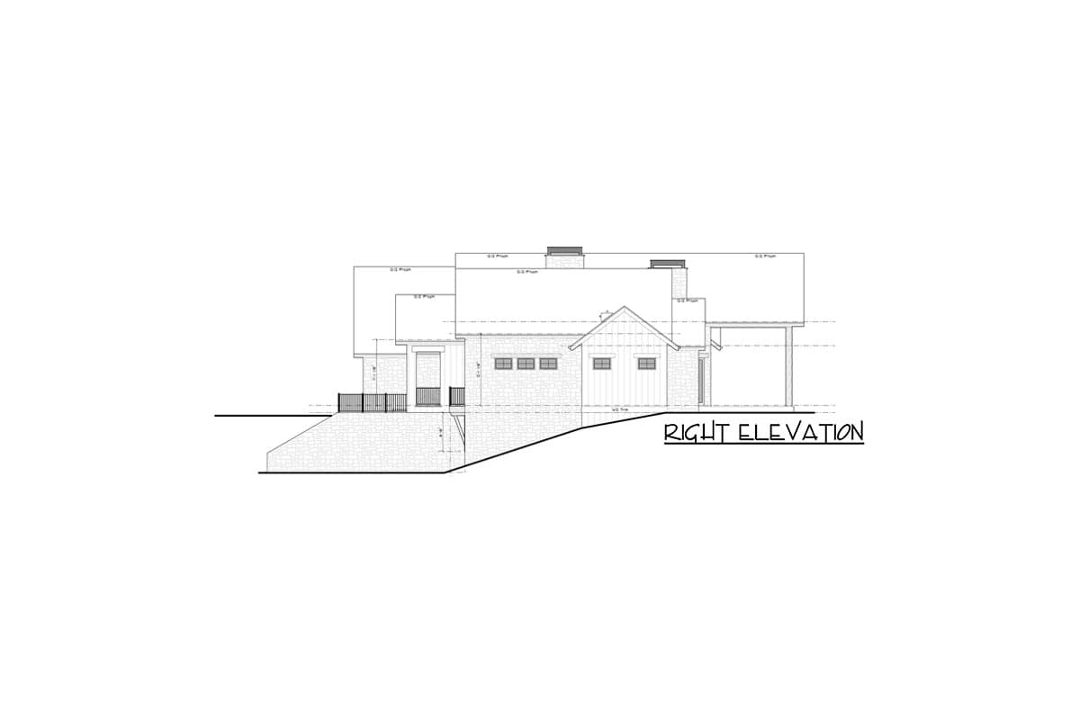 Plan 95170RW: Transitional Mountain Ranch with Walkout Basement and Optional Bonus Room - 5351 Sq Ft - Image #9 - Contemporary, Mountain, New American, Ranch, Rustic, Transitional