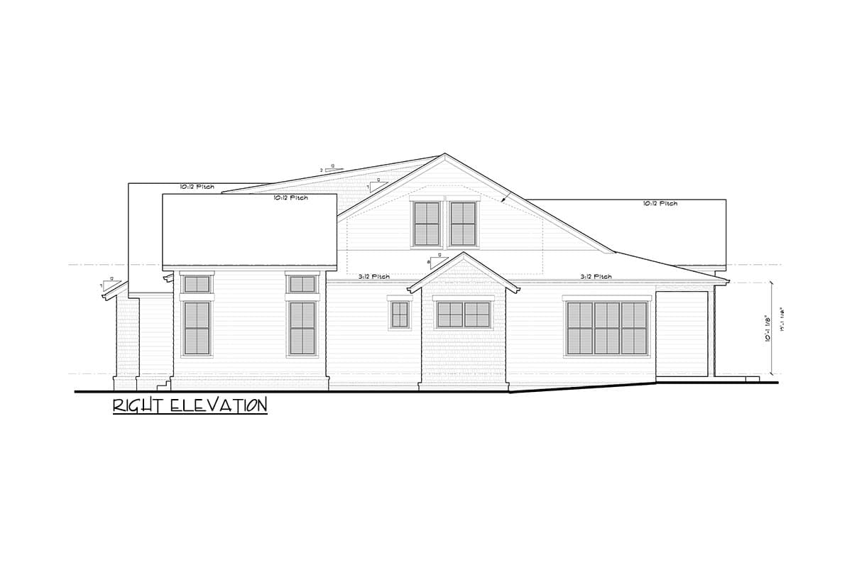Plan 95166RW: 3-Bed Modern Country Craftsman House Plan with Wraparound Rear Porch - Image #6 - Cottage, Country, Craftsman, Modern Farmhouse, Mountain, New American, Northwest, Rustic