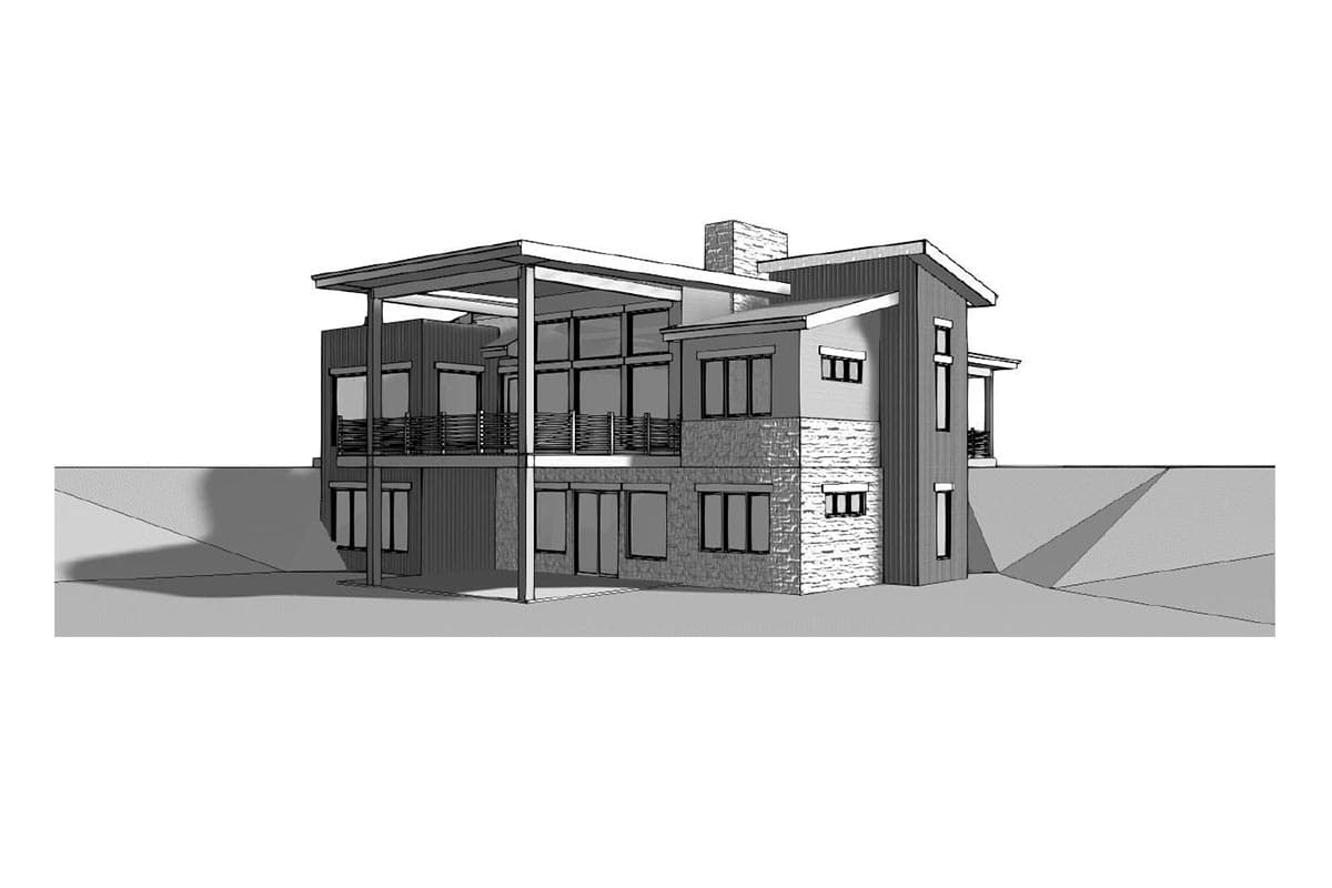 Plan 95171RW: Contemporary Ranch for Side-sloping Lot - Image #15 - Contemporary, Modern, Mountain, Northwest, Ranch