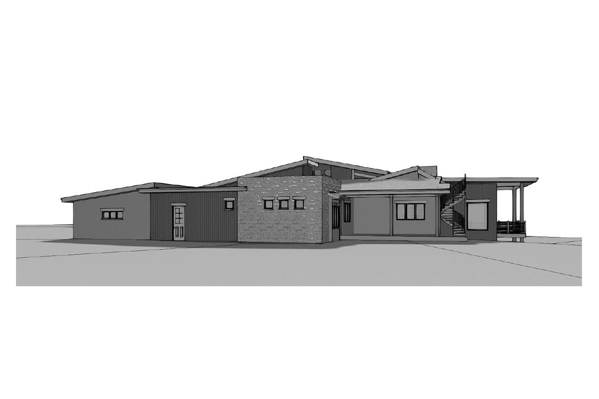 Plan 95171RW: Contemporary Ranch for Side-sloping Lot - Image #17 - Contemporary, Modern, Mountain, Northwest, Ranch