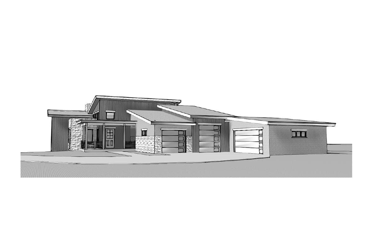 Plan 95171RW: Contemporary Ranch for Side-sloping Lot - Image #18 - Contemporary, Modern, Mountain, Northwest, Ranch