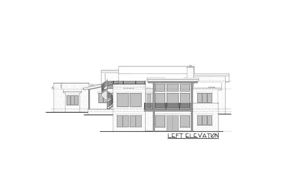 Plan 95171RW: Contemporary Ranch for Side-sloping Lot - Image #11 - Contemporary, Modern, Mountain, Northwest, Ranch
