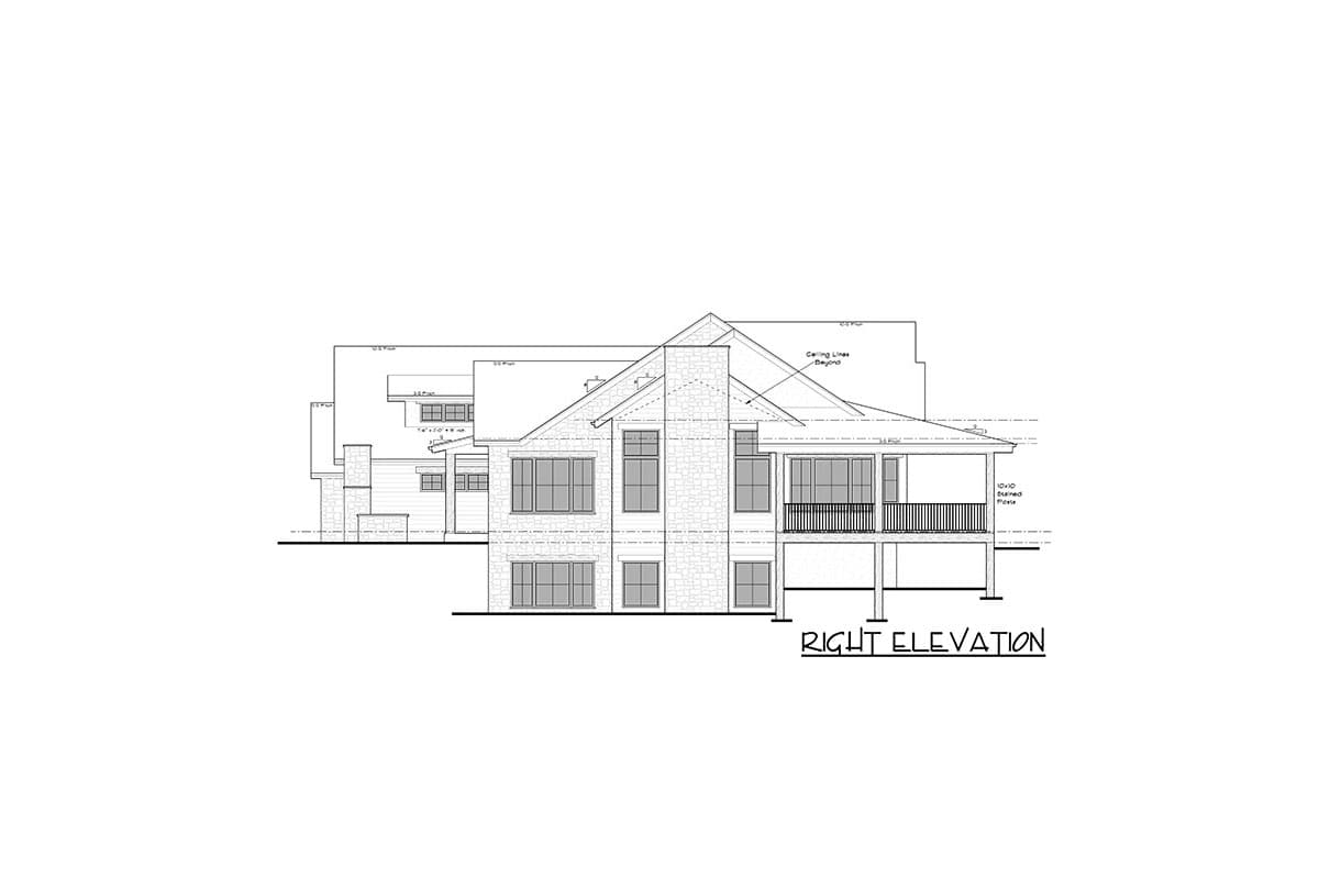 Plan 95174RW: Luxurious New American-style Craftsman House Plan with Finished Lower Level - Image #7 - Country, Craftsman, Modern, Mountain, Ranch, Transitional