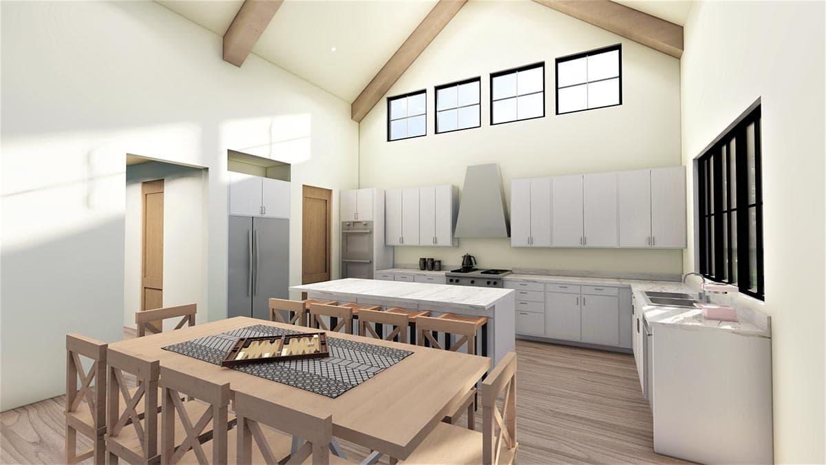 Plan 490034NAH: Sprawling Modern Farmhouse Plan with Optionally Finished Lower Level - Image #8 - Country, Craftsman, Hill Country, Modern Farmhouse, New American, Ranch
