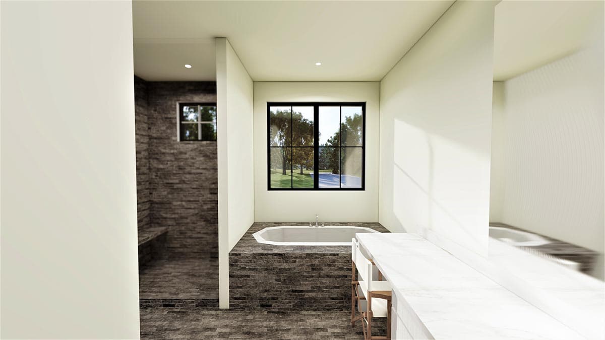 Plan 490034NAH: Sprawling Modern Farmhouse Plan with Optionally Finished Lower Level - Image #10 - Country, Craftsman, Hill Country, Modern Farmhouse, New American, Ranch