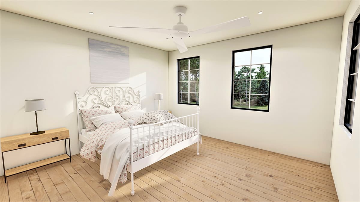 Plan 490036NAH: 3-to-5 Bedroom Contemporary Farmhouse Plan with  2-car Garage - Image #9 - Farmhouse, Modern Farmhouse, Traditional