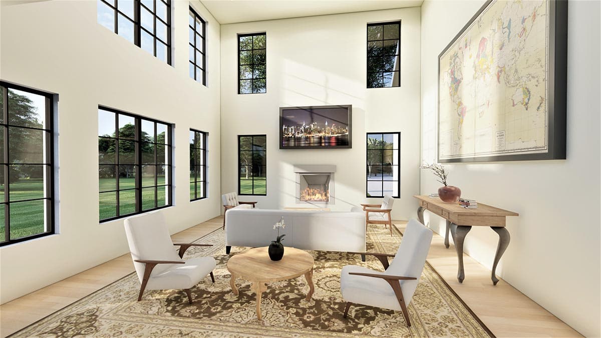 Plan 490037NAH: Modern Colonial House Plan with Laundry Accessible from Master Suite - Image #7 - Colonial, New American, Southern, Southern Traditional, Traditional