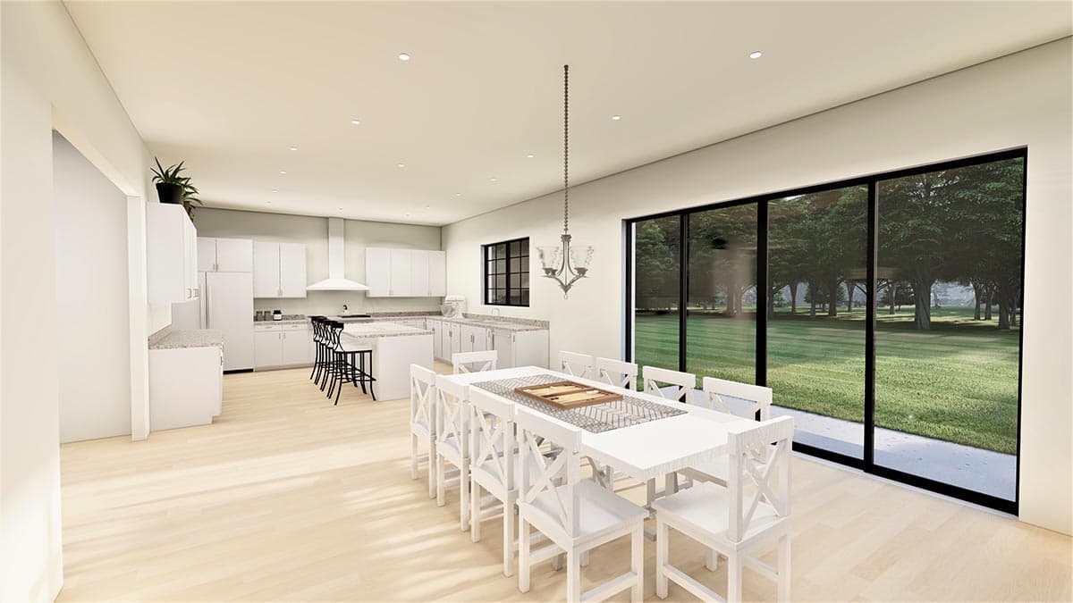 Plan 490037NAH: Modern Colonial House Plan with Laundry Accessible from Master Suite - Image #8 - Colonial, New American, Southern, Southern Traditional, Traditional