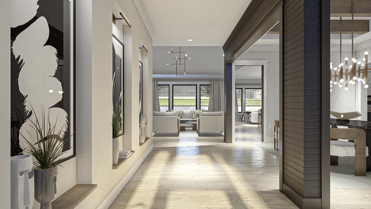 Plan 623109DJ: 3100 Square Foot 4 Bed New American Ranch Home Plan - Image #13 - Farmhouse, Modern Farmhouse, Ranch
