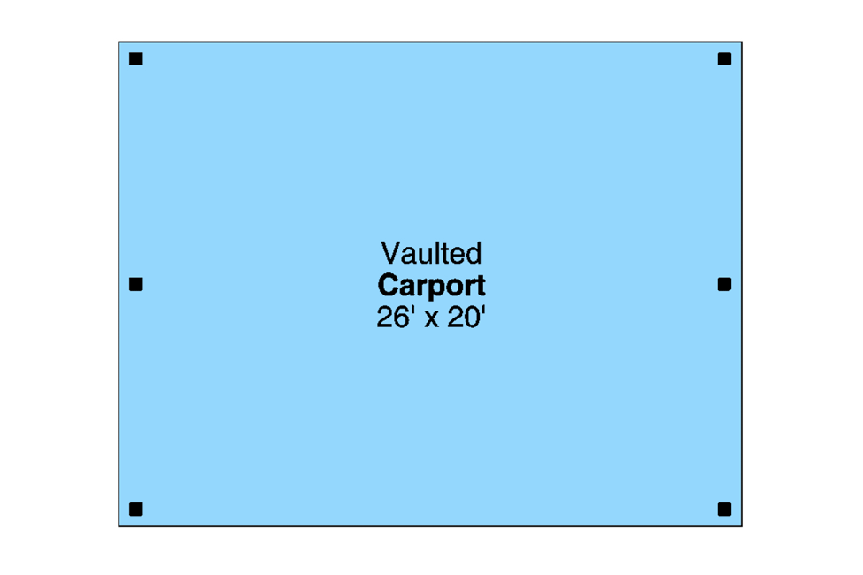 Plan 72343DA: Expanded Traditional 2-Car Carport - Floor Plan - Main Level - Rustic, Traditional