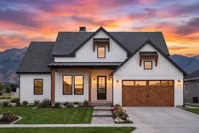 Under 2,000 Square Foot Craftsman Ranch Plan with Vaulted Family Room