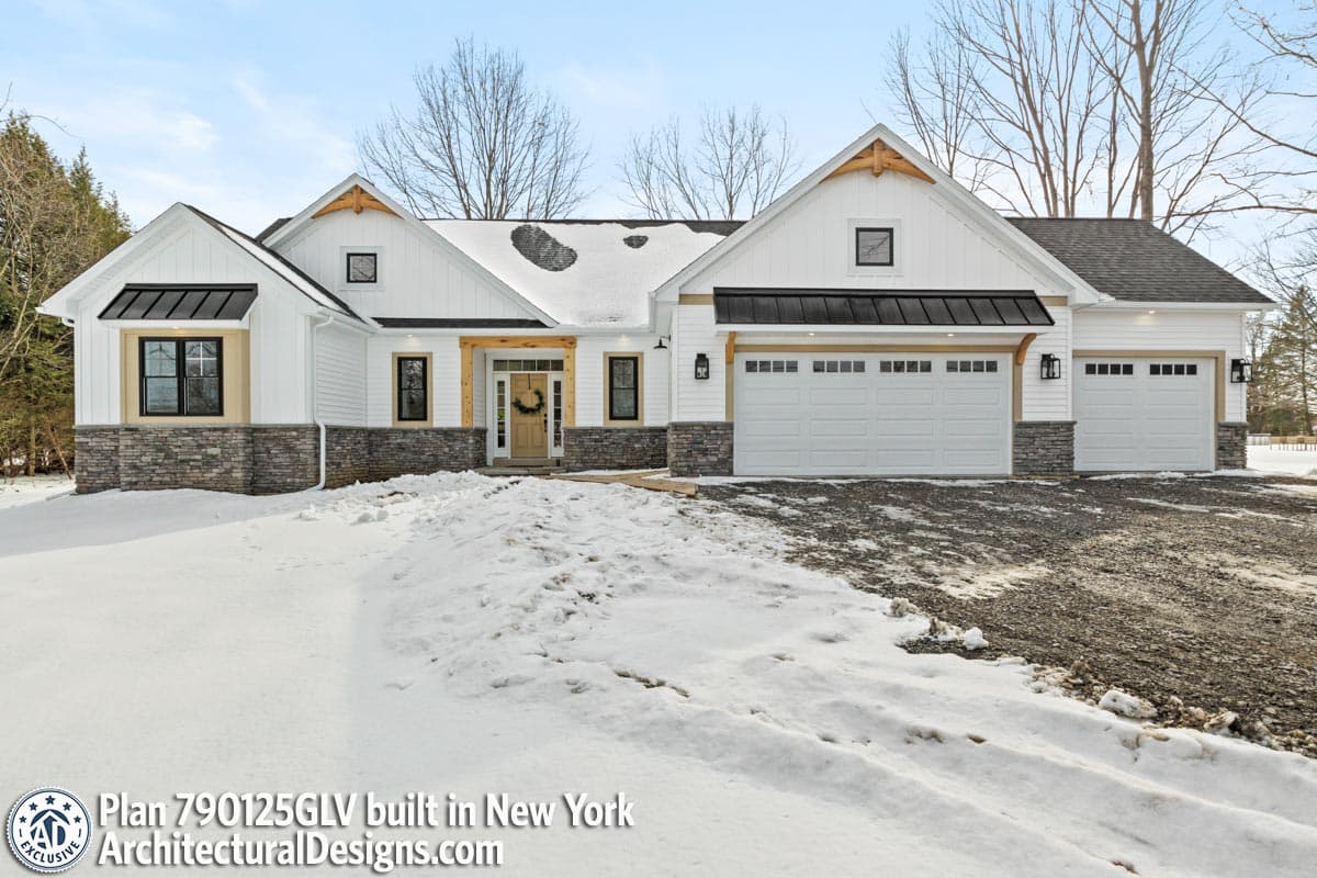build gallery item - House Plan 790125GLV Comes to Life in New York