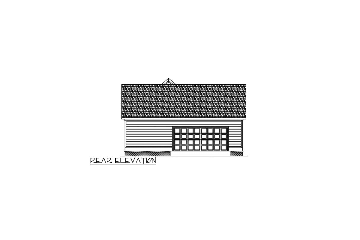 Plan 521017TTL: 3-Bed Southern Cottage with Sunroom and Rear Garage - Image #20 - Cottage, Country, New American, Southern