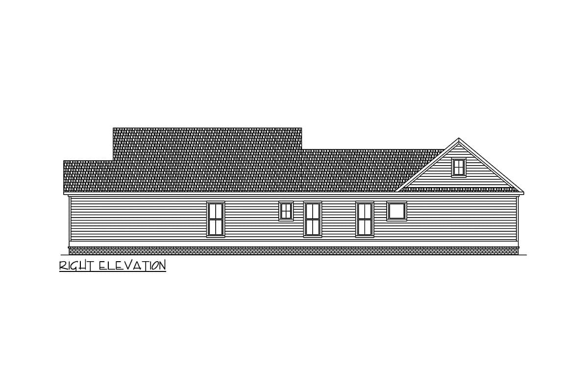 Plan 521017TTL: 3-Bed Southern Cottage with Sunroom and Rear Garage - Image #21 - Cottage, Country, New American, Southern