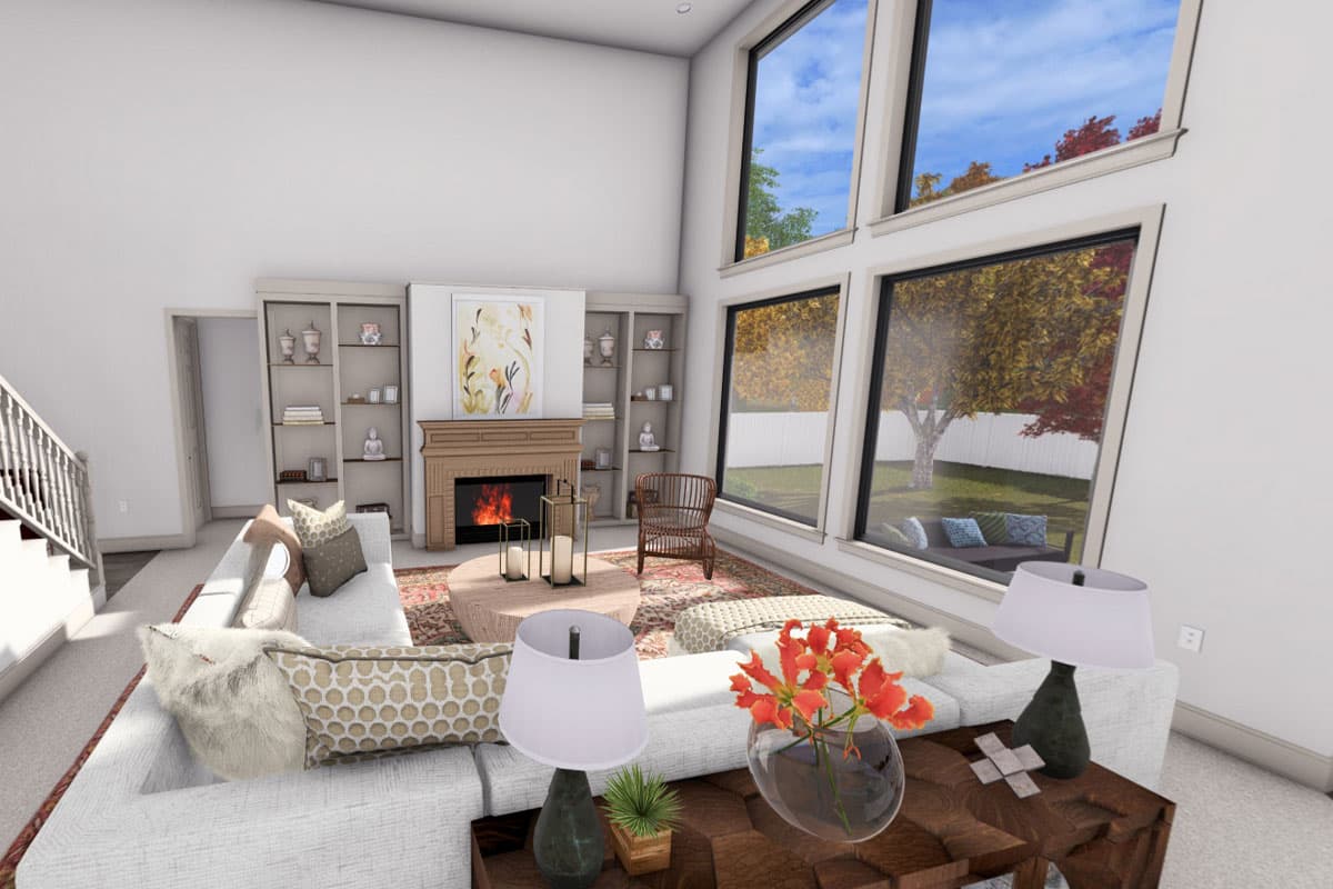 Plan 61297UT: Exclusive New American House Plan with Home Office and Optionally Finished Basement - 2682 Sq Ft - Virtual Tour Cover Image - Craftsman, Modern Farmhouse, New American, Northwest