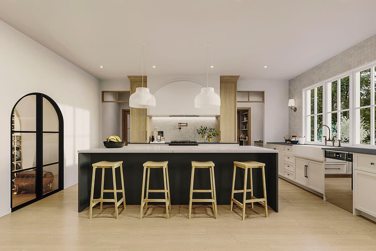 Plan 22641DR: Modern French-style House Plan with Upstairs Secret Room for the Kids - Image #10 - European, French Country, Transitional