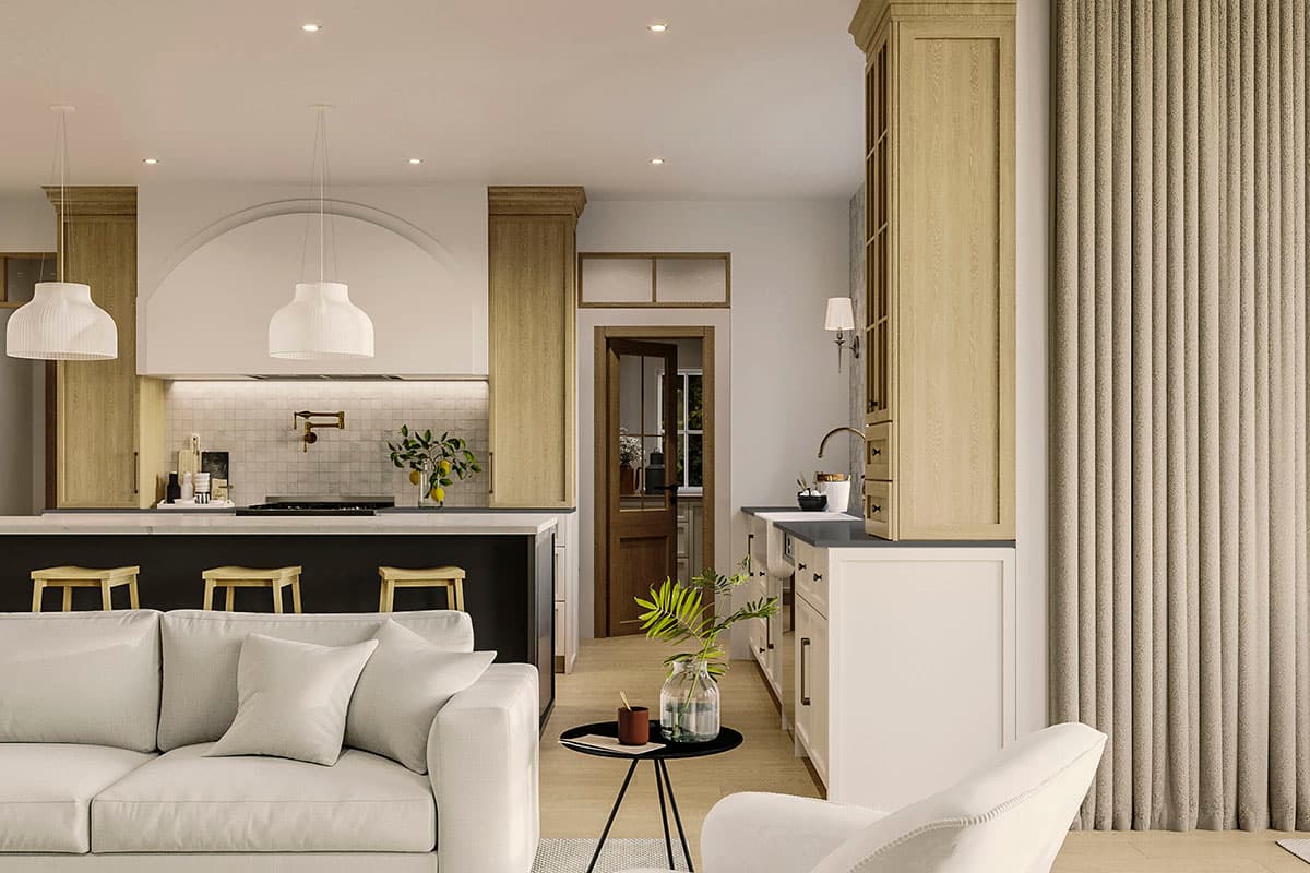 Plan 22641DR: Modern French-style House Plan with Upstairs Secret Room for the Kids - Image #11 - European, French Country, Transitional