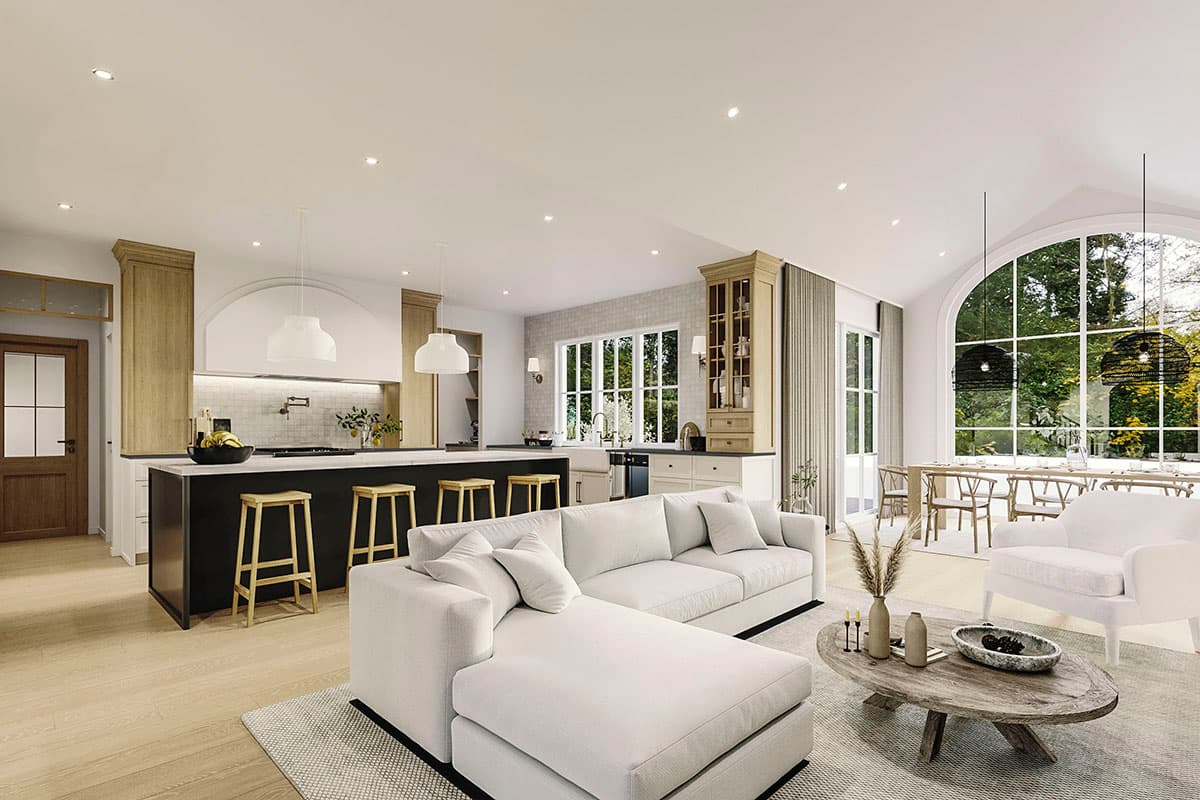 Plan 22641DR: Modern French-style House Plan with Upstairs Secret Room for the Kids - Image #13 - European, French Country, Transitional