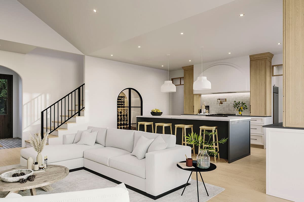 Plan 22641DR: Modern French-style House Plan with Upstairs Secret Room for the Kids - Image #14 - European, French Country, Transitional