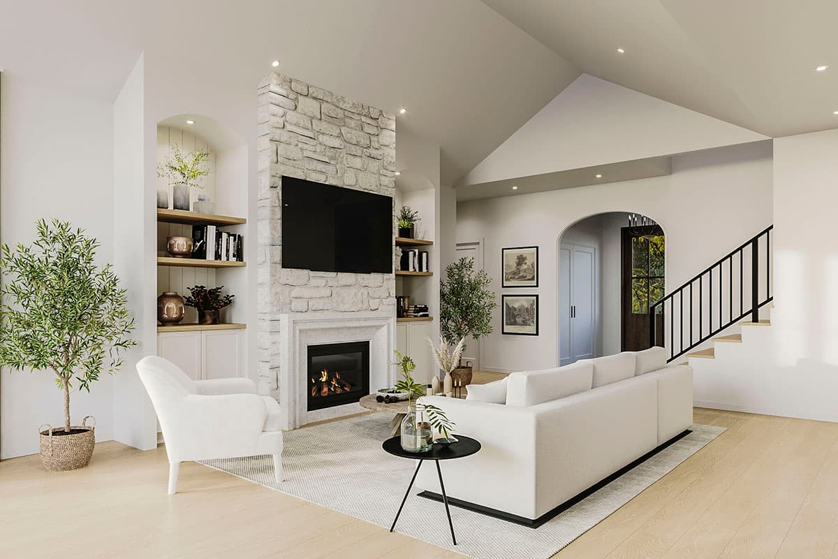 Plan 22641DR: Modern French-style House Plan with Upstairs Secret Room for the Kids - Image #16 - European, French Country, Transitional