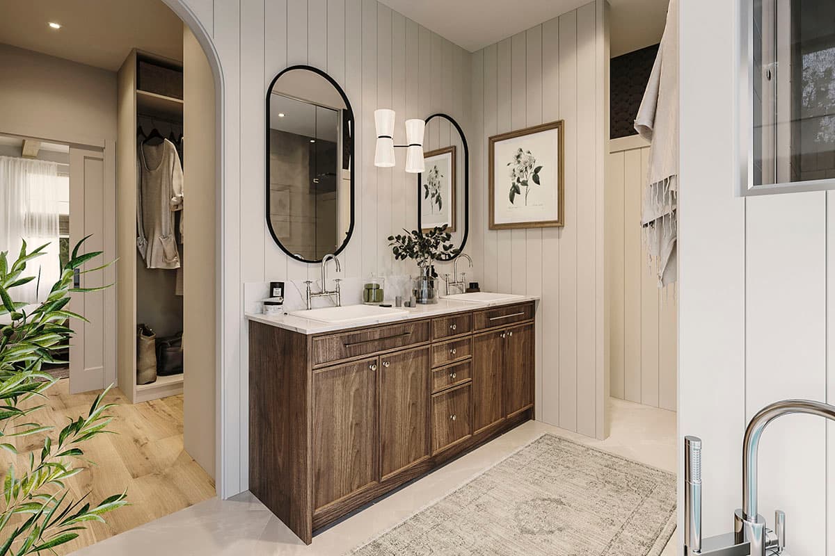 Plan 22641DR: Modern French-style House Plan with Upstairs Secret Room for the Kids - Image #20 - European, French Country, Transitional