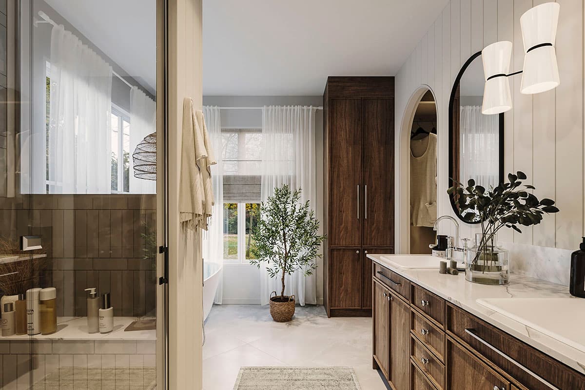 Plan 22641DR: Modern French-style House Plan with Upstairs Secret Room for the Kids - Image #21 - European, French Country, Transitional