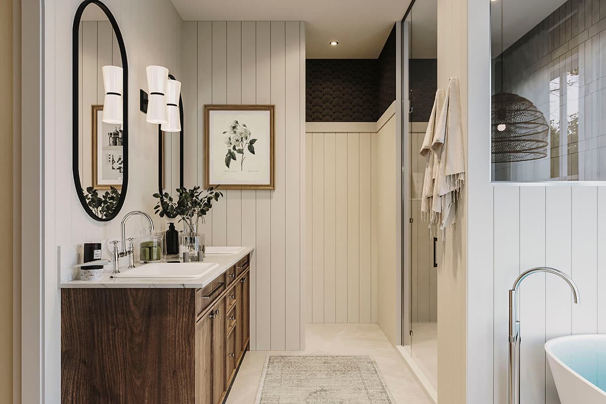 Plan 22641DR: Modern French-style House Plan with Upstairs Secret Room for the Kids - Image #22 - European, French Country, Transitional