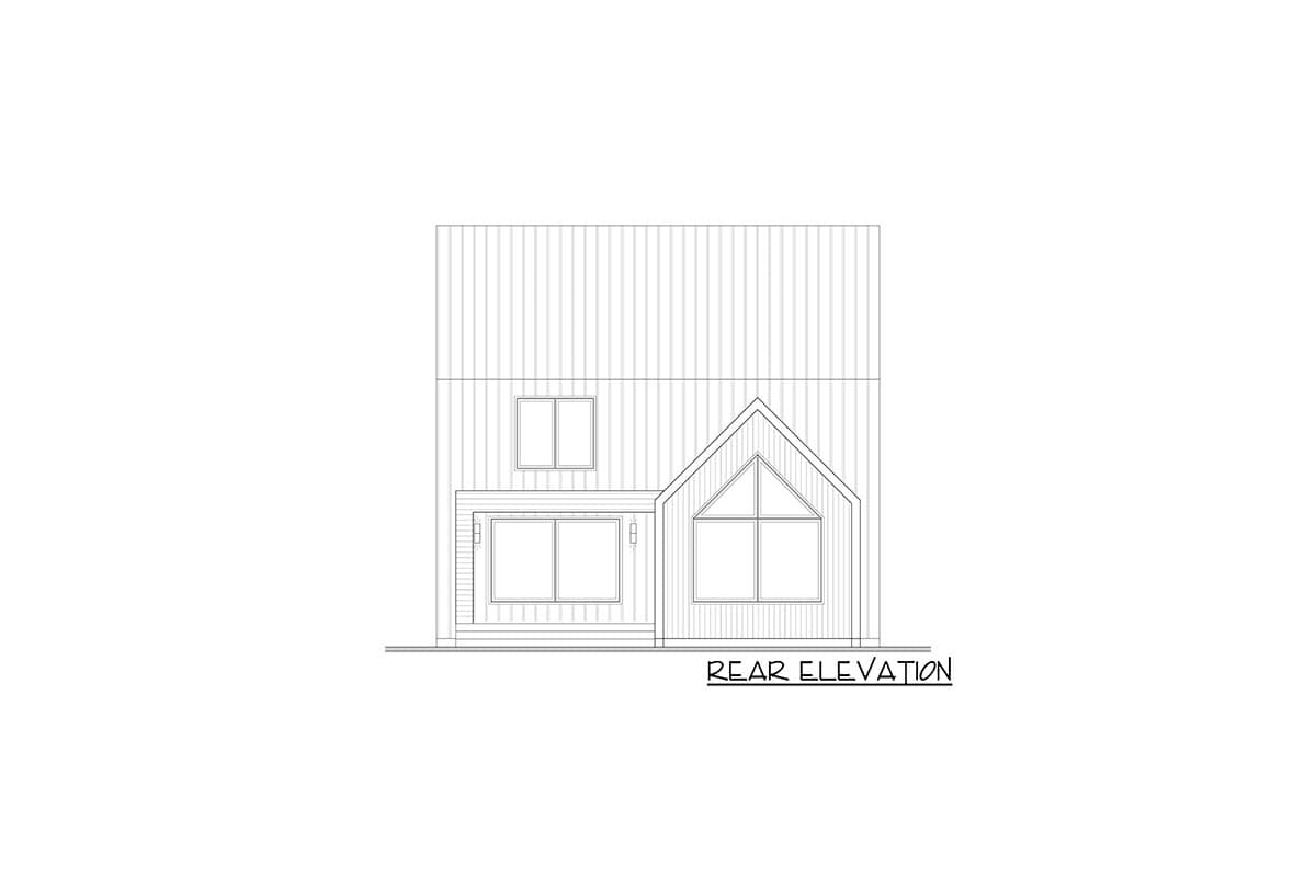 Plan 22642DR: 4-Bed Contemporary Home Plan with Home Office and Vaulted Dining Room - Image #23 - Contemporary, New American, Scandinavian