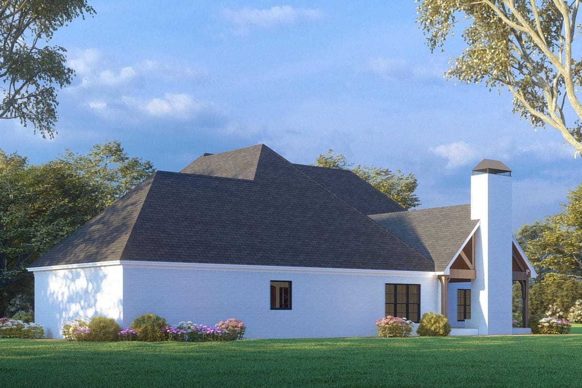 Plan 70772MK: Modern French Country House Plan with Optional Bonus Level - 2797 Sq Ft - Image #5 - Country, European, French Country, New American, Ranch, Southern, Transitional