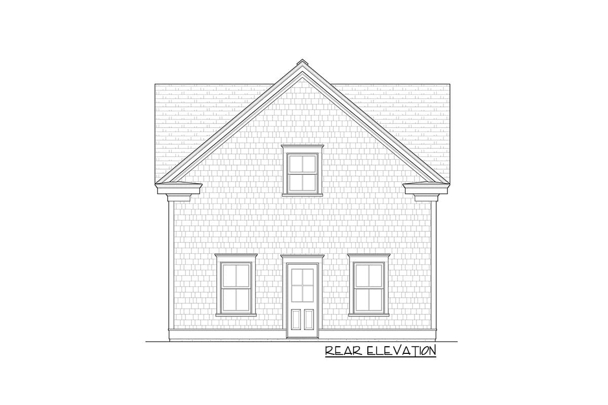 Plan 31607GF: Open Floor Plan ADU with 2-car Garage - Image #4 - Carriage, New American, Shingle, Traditional