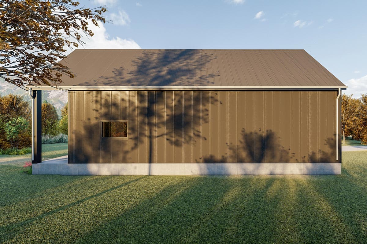 Plan 777007MTL: Contemporary 2-Bed House Plan with Dramatic Vaulted Interior  - Image #7 - Cabin, Contemporary, Modern, Scandinavian