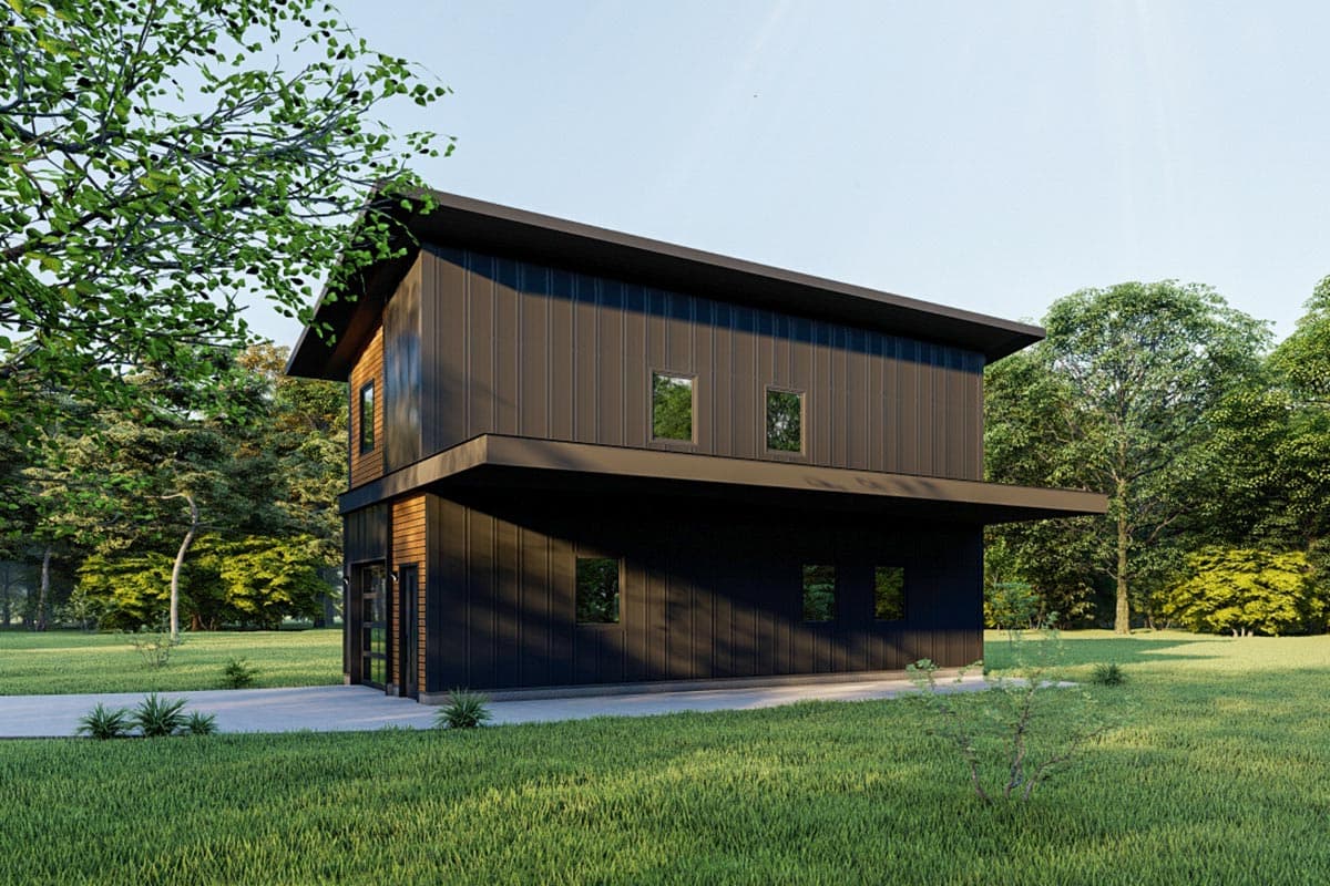Plan 777009MTL: Mountain Modern Home Plan for Tiny Living - Image #8 - Contemporary, Cottage, Modern, Mountain, Northwest, Vacation