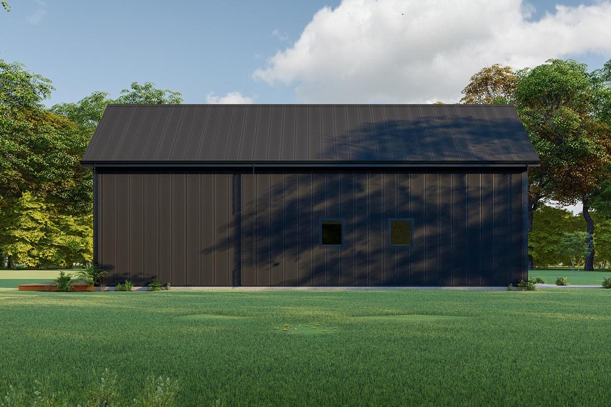 Plan 777010MTL: Single-Level Tiny Home Plan with Vaulted Ceiling Throughout - Image #8 - Contemporary, Cottage, Country, Mountain, Rustic, Vacation