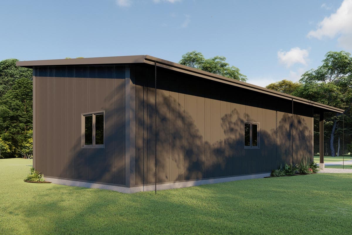 Plan 777011MTL: Contemporary 512 Square Foot ADU - Image #4 - Contemporary, Mountain, New American, Vacation