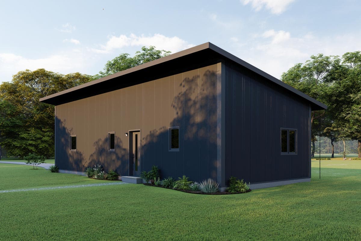 Plan 777011MTL: Contemporary 512 Square Foot ADU - Image #6 - Contemporary, Mountain, New American, Vacation