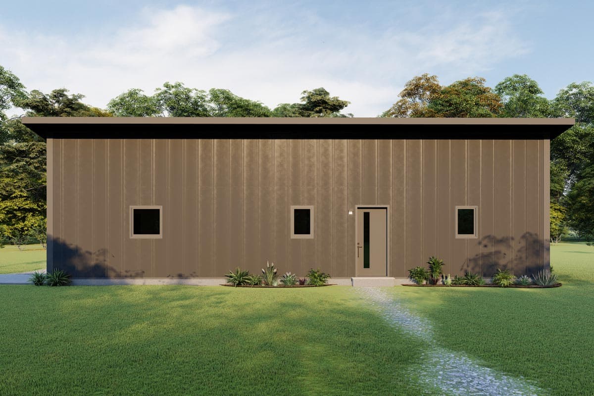 Plan 777011MTL: Contemporary 512 Square Foot ADU - Image #7 - Contemporary, Mountain, New American, Vacation
