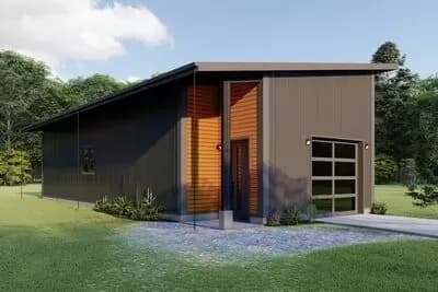 Contemporary 512 Square Foot ADU