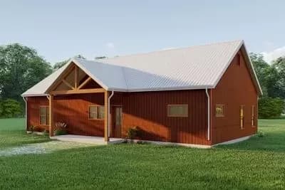 Mountain Ranch with 3 Bedrooms in a Split Layout