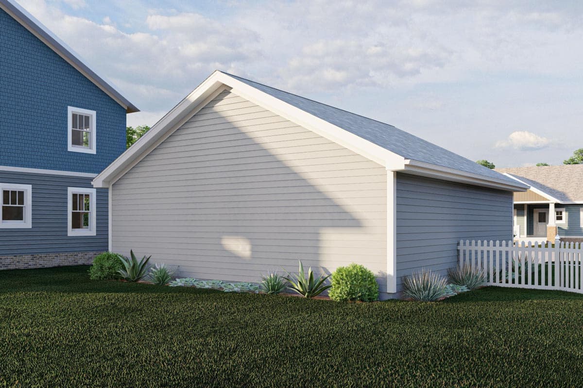 Plan 623111DJ: Detached 2-Car Garage Plan - Image #5 - Country, Traditional