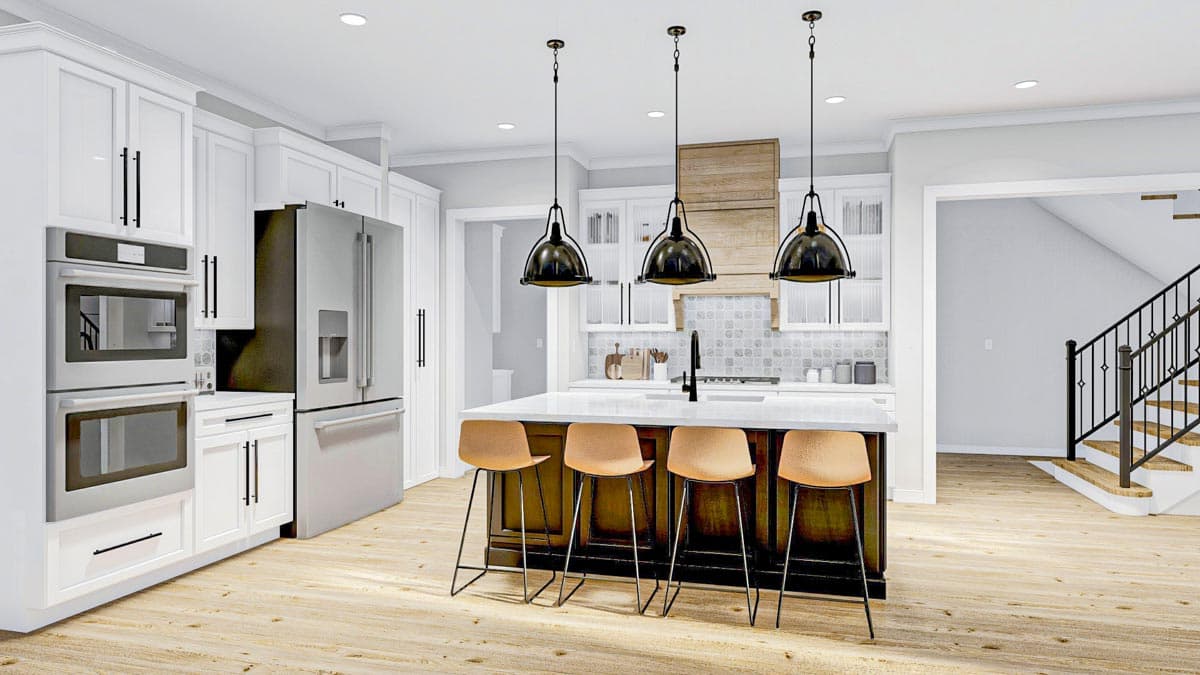 Plan 623112DJ: 1.5 Story Modern Cottage House Plan with 3 Bedrooms - Image #8 - Cottage, Country, European, New American, Traditional, Transitional