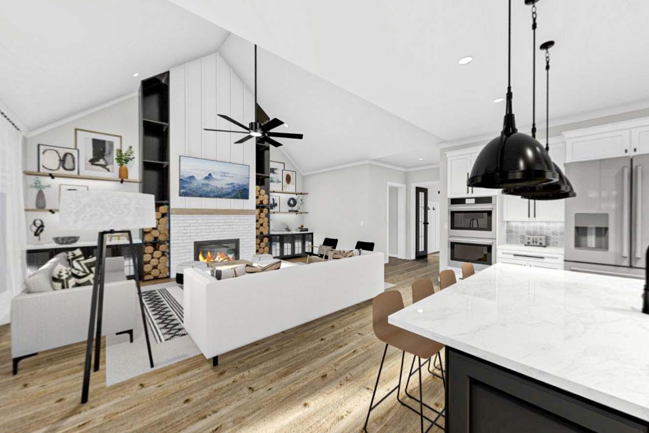 Plan 623112DJ: 1.5 Story Modern Cottage House Plan with 3 Bedrooms - Virtual Tour Cover Image - Cottage, Country, European, New American, Traditional, Transitional