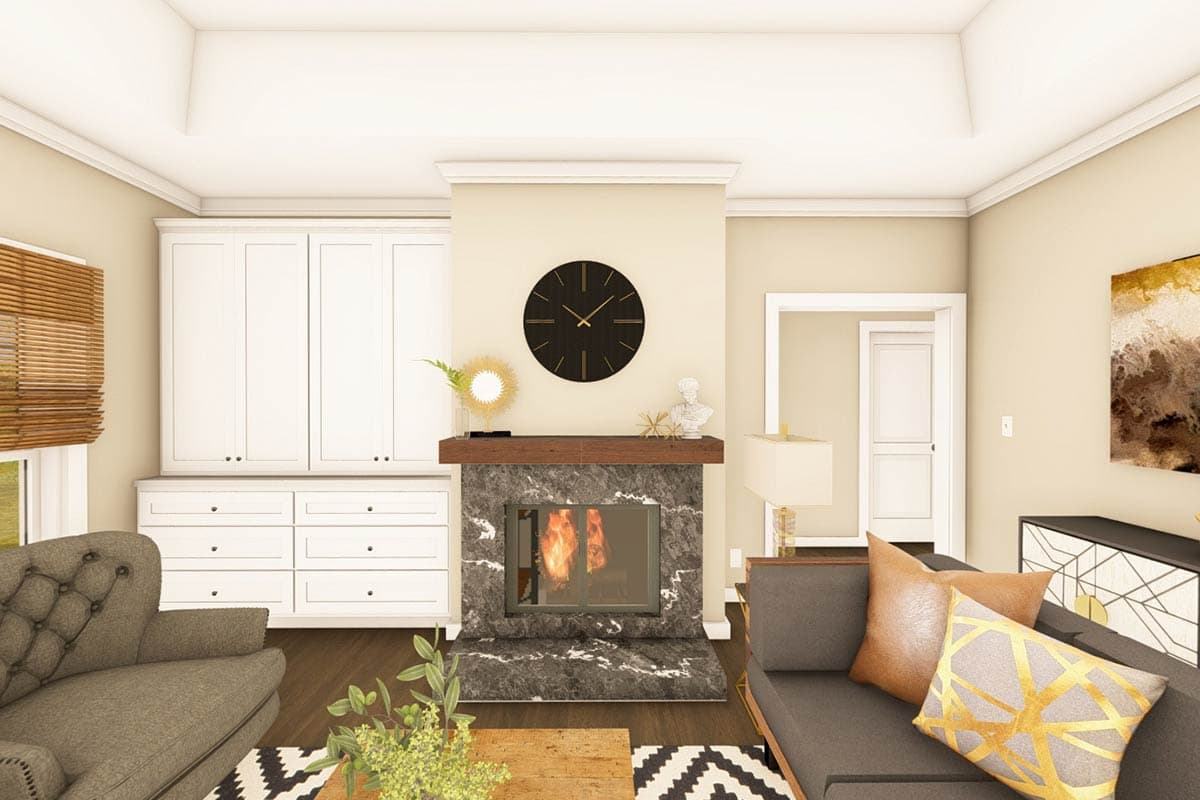 Plan 2544DH: One-Story New American Ranch with Porches Front and Back - 1615 Sq Ft - Virtual Tour Cover Image - Cottage, Country, New American, Ranch, Southern