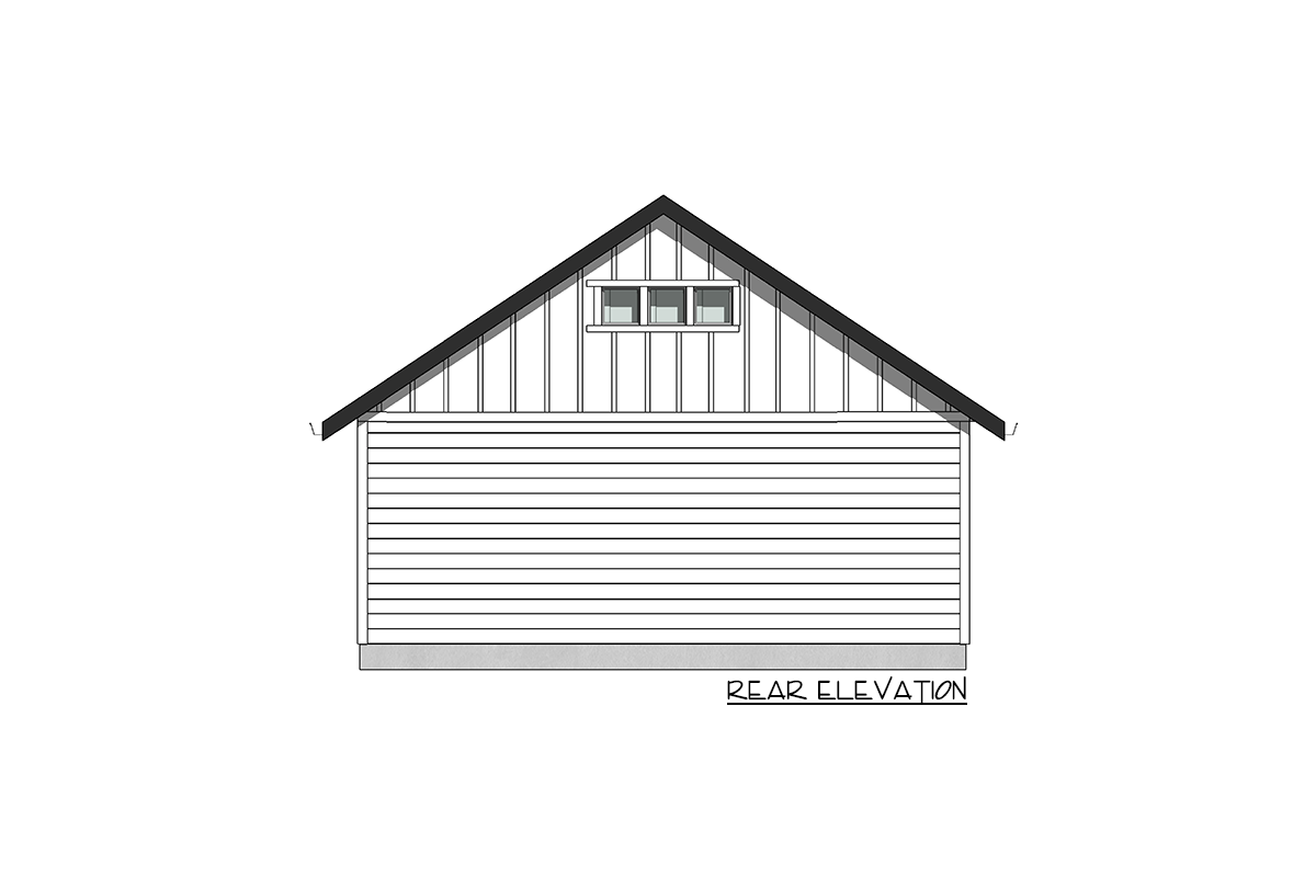 Plan 420039WNT: Compact Craftsman House Plan with 6-Foot-Deep Front Porch - 774 Sq Ft - Image #4 - Cabin, Cottage, Country, Craftsman, Modern Farmhouse